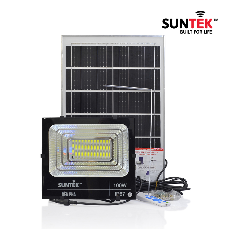 Đèn pha năng lượng mặt trời SUNTEK PHA 100W