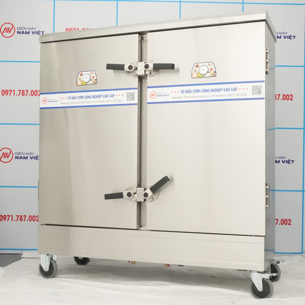 Tủ cơm gas 24 khay inox 201