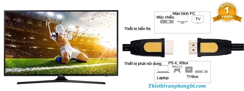 Cáp HDMI 5M hỗ trợ 3D full HD 4Kx2K chính hãng Ugreen 10167 cao cấp